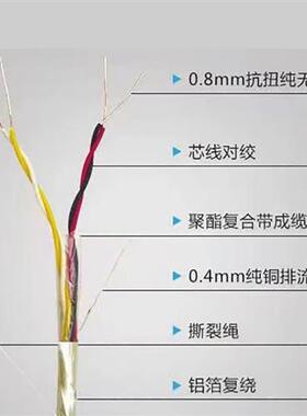 国标 KNX总线 EIB总线电缆 BUS-EIB2*2*0.8家居智能控制信号电线