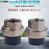 PE内丝铜活接P内牙铜活接PE转换活接PE给水管管材管件配件接头
