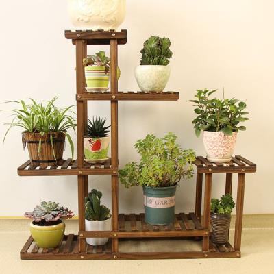 厂销落地式网格室内新款花架饰品木质木头木制大型展示架鲜花店品