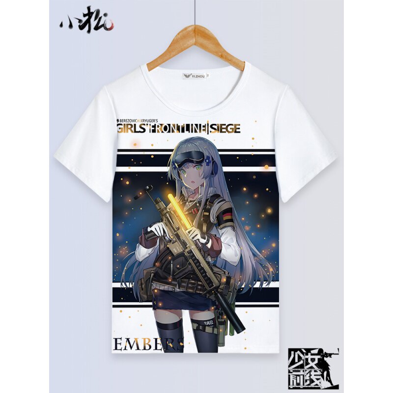 少女前线T恤HK416外套星之茧周边动漫游戏短袖二次元男女衣服夏季|ruв категории Мужская одежда, футболка - от Buy2taobao.com для оказания профессиональной услуги покупки агента Taobao