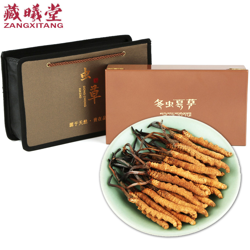 藏曦堂冬虫夏草3根/克内装4克(共计12根)西藏那曲精选货礼盒装