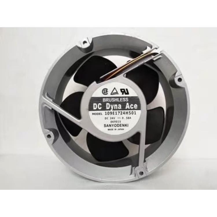 三洋SANYO 109E1724K501 109E1724K502 24V 1.3A 17CM铝框 风扇