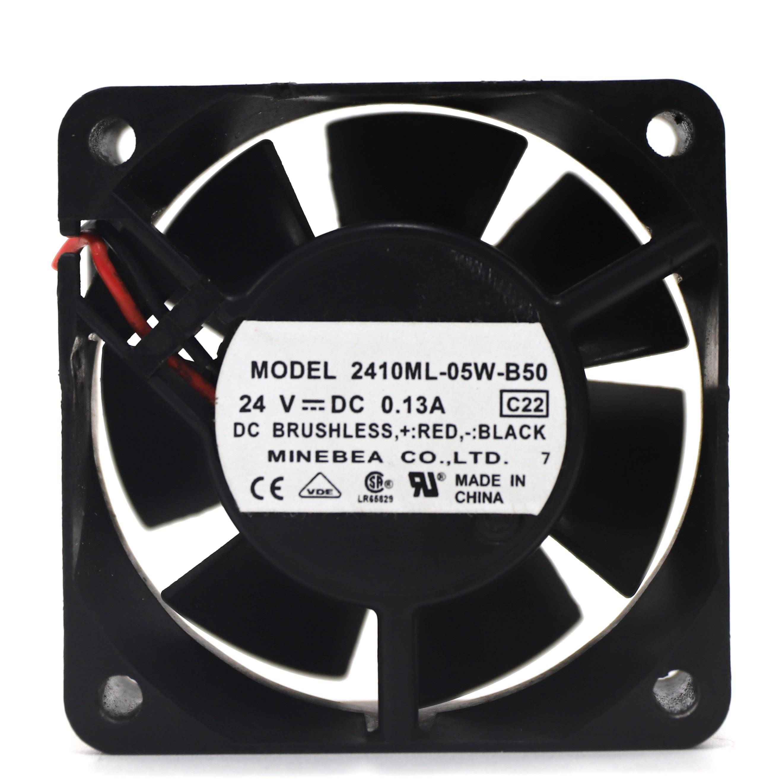 NMB 6025 24V 6cm 6厘米 双滚珠变频器风扇 2410ML-05W-B50