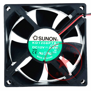 12V2.6W 全新建准SUNON 8025 8CM电脑机箱散热风扇 KD1208PTB1