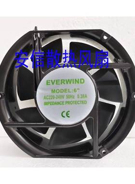 EVERWIND风扇220V-240V风扇0.38A 17521大工业机柜轴流风扇风机