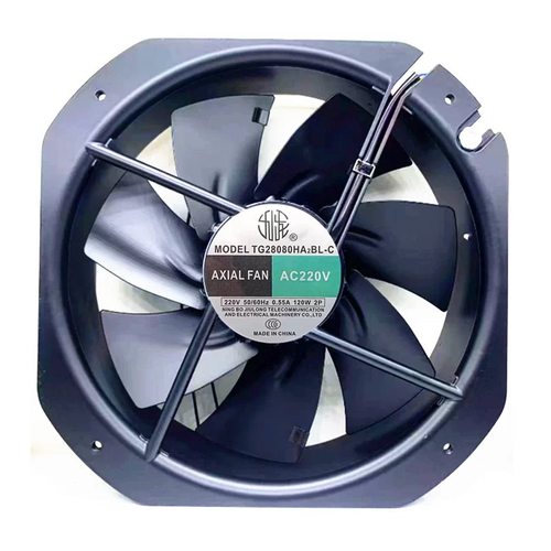 TG28080HA2BL-C 220V 120W 220V 28CM厘米铁叶耐高温轴流风机风扇