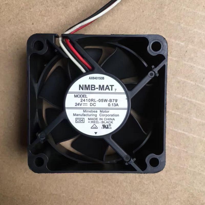 2410RL-04W-B50/05W-B70/B79 NMB原装24V 6cm变频器风扇0.13A滚珠