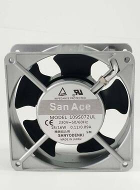 109S072UL/008UL/025UL/078UL/075UL/024UL/074UL三洋机柜风扇风