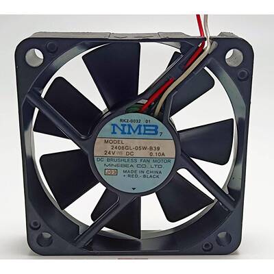 2406GL-05W-B39原装NMB 24V 0.10A 6cm轴流散热风扇60*60*15mm