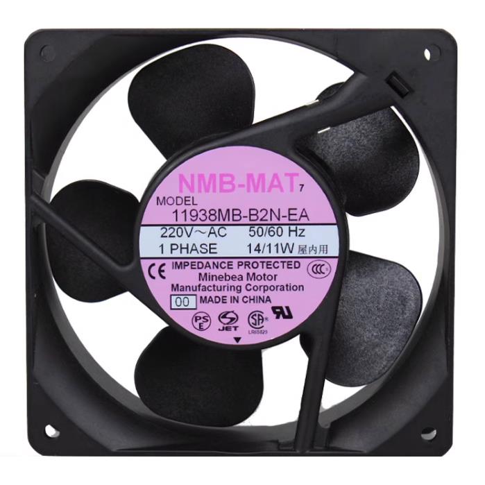 11938MB/TB-B2N/B3N-EA正品NMB 220V机柜散热风扇11938SB-B2N-QA