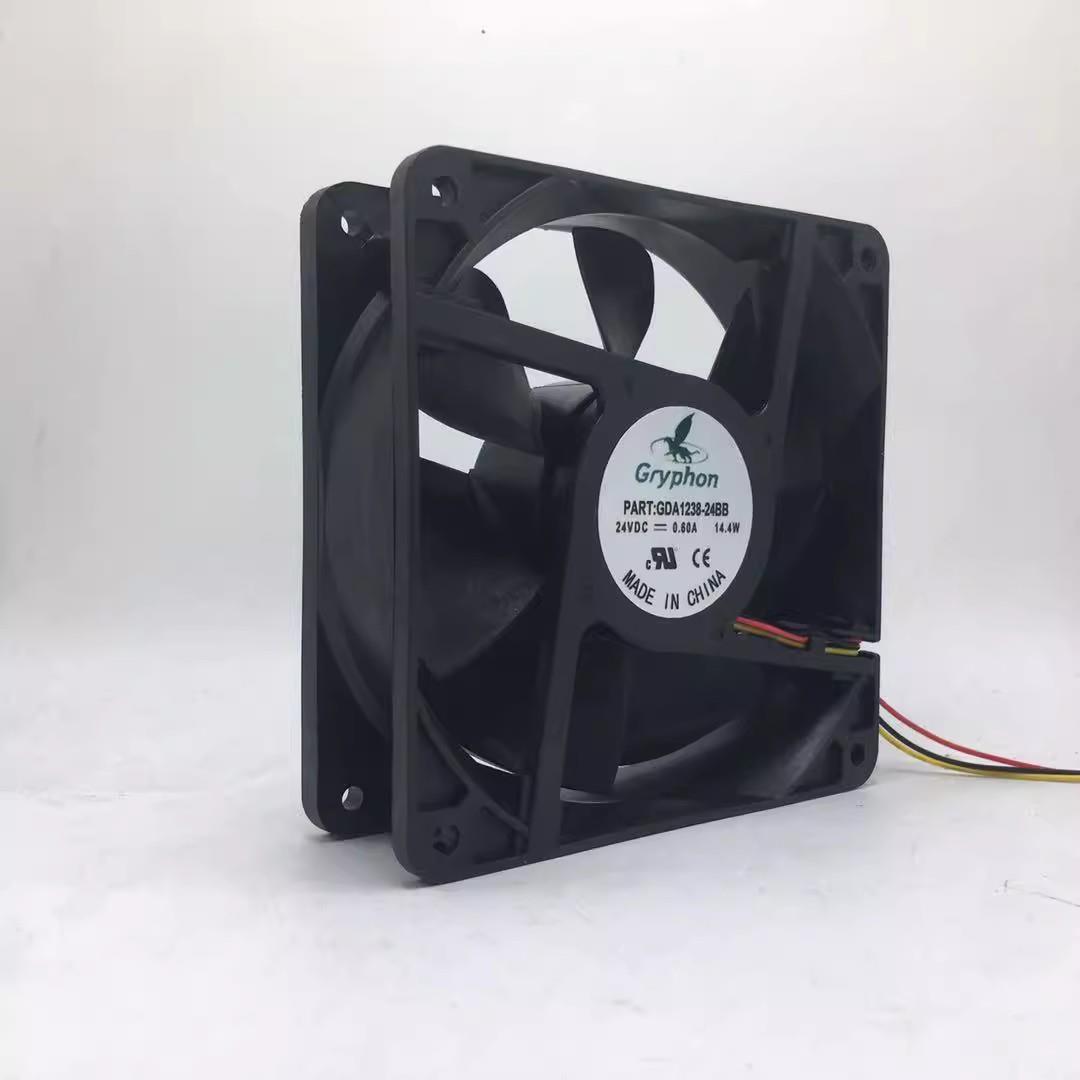 GDA1238-24BB GRYPHON 24V 0.60A 14.4W大风量轴流风扇2/3线12038