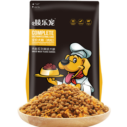 唛乐宠肉松狗粮奶糕2.5Kg泰迪 萨摩耶比熊 幼犬小型通用5斤装包邮