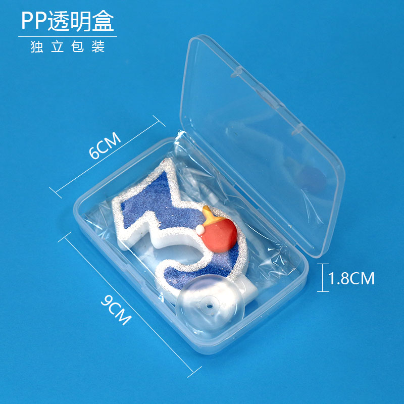 新款网红创意数字兵乓球蜡烛
