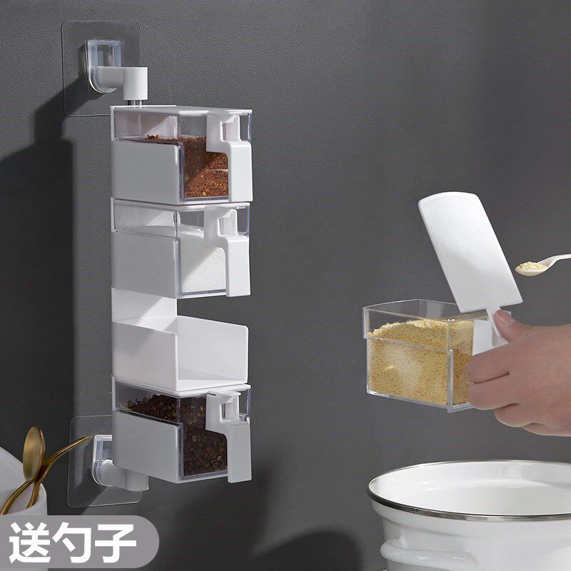 Hanging type kitchen Shelf Wall hanging wall Foldable commercial Seasoning Box Condiment bottles Storage thickening originality householdin the Kitchen/Cooking utensils , Kitchen Gadgets/Kitchen storage , Storage jars/Kitchen storage containers , Seasoning bottles  category - from Buy2taobao.com to provide professional Taobao agent buy service