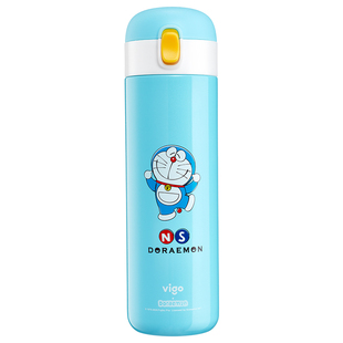vigo魅果哆啦a梦官方正品男女生儿童学生保温杯可爱大容量450ml