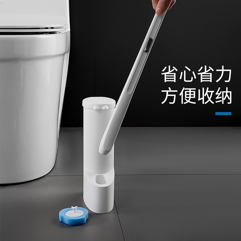 马桶刷套装家用无死角一次洗厕所蹲便器刷子马桶刷可替换洗马桶