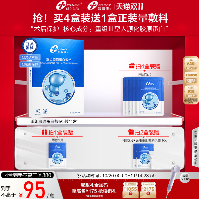 创福康重组胶原蛋白敷贴