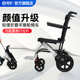 折叠轮椅简易手推车 福珍轮椅老年人旅游专用代步神器超轻便携带式