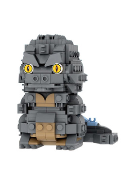 【高砖零件】哥斯怪兽拉恐龙方头仔模型MOC-195224拼装积木玩具