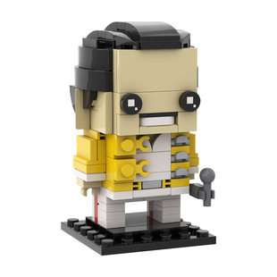 MOC-65083 弗雷迪·默丘里-皇后乐队积木玩具兼容乐高 跨境爆款
