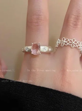 小众气质设计甜美戒指高级感精致花朵轻奢指环食指戒冷淡风女温柔