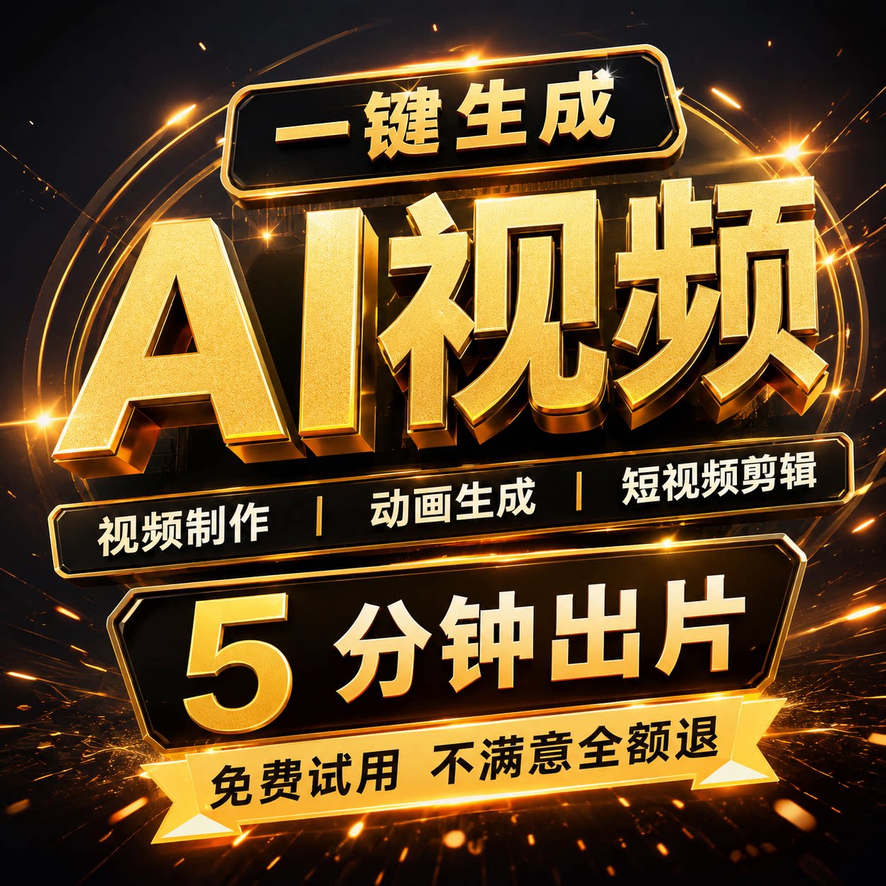 专业AI特效宣传片动画制作