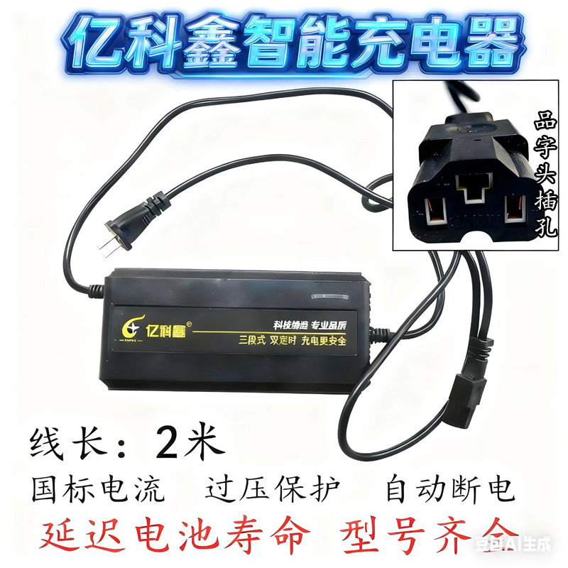 原厂亿科鑫电动车智能充电器