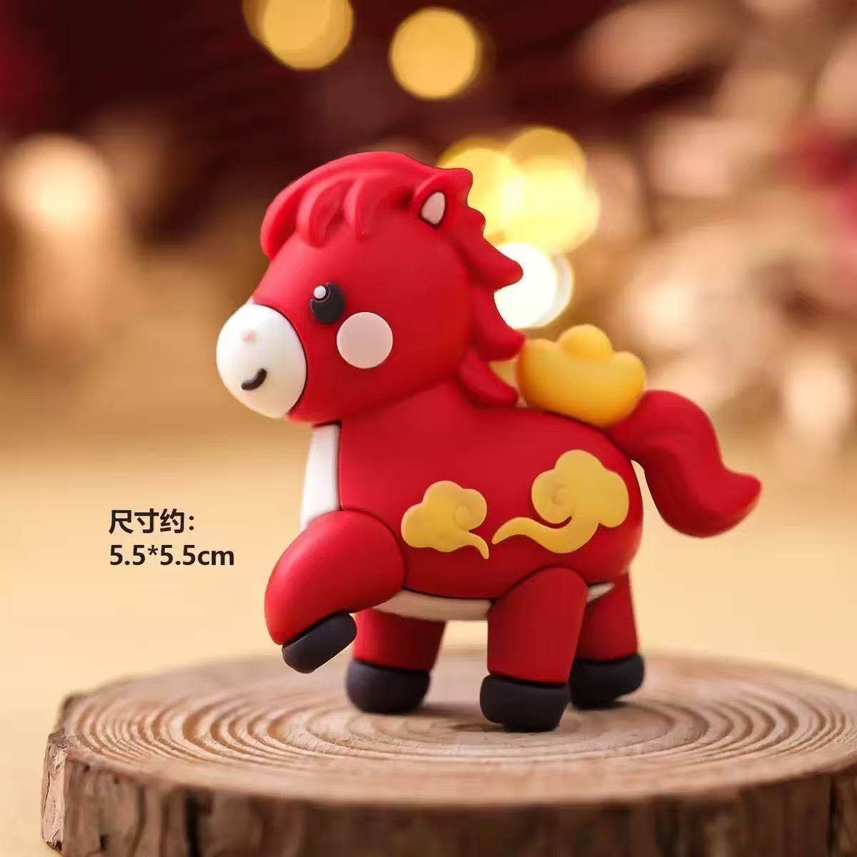 2026年新款跨年小红马蛋糕装饰新年蛋糕摆件马年蛋糕摆件装饰,节庆用品/礼品,创意玩偶,淘宝优惠券,粉丝福利购,淘宝优惠卷