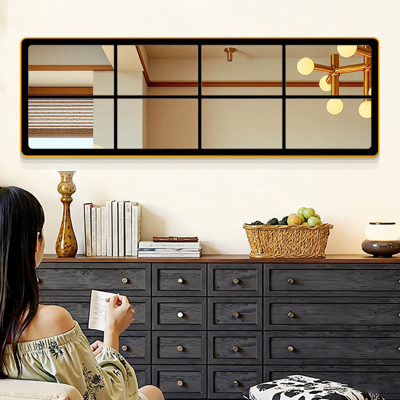 多巴胺墙面装饰画包豪斯镜面高级感客厅挂画简约沙发背景墙壁画