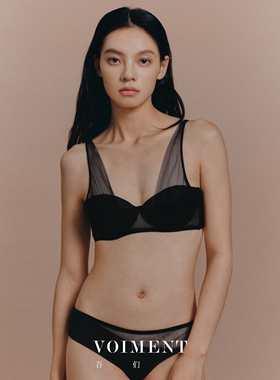 「芭蕾水滴杯」VOIMENT吾们内衣文胸网纱有垫软钢圈舒适百搭种子