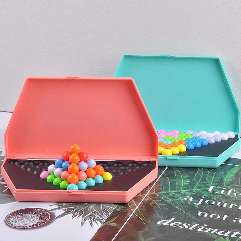 智慧金字塔魔珠积木益智拼装玩具脑开发智力儿童宝宝逻辑思维训练