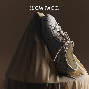 LUCIA TACCI原创设计师｜26春夏新品蝴蝶结休闲平底芭蕾德训鞋