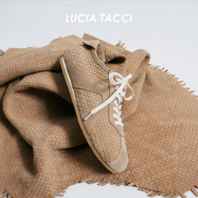 LUCIATACCI牛反绒薄底德训鞋