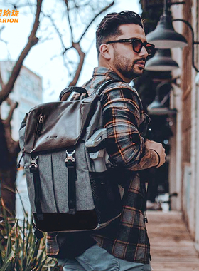 TARION 图玲珑相机包单反双肩包多功能佳能尼康专业数码摄影背包男RB02