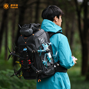 TARION 图玲珑FPV穿越机背包无人机背包双肩背包防水收纳大疆大容量户外旅行登山背包