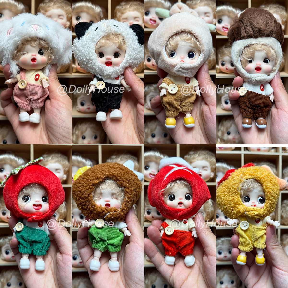 桃桃丸子/12厘米迷你可换装可爱日系关东煮食玩玩偶娃娃手办礼物