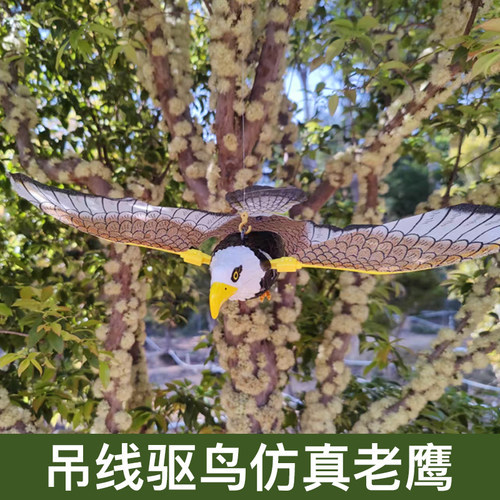 果树菜园防鸟仿真老鹰吊线吓鸟