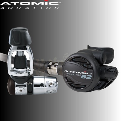 ATOMIC B2+Z2备用+压力表钛合金一二级呼吸调节器万向头深潜套装