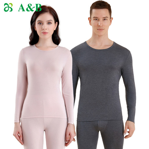 AB内衣60S羊绒蛋白男女内衣套装