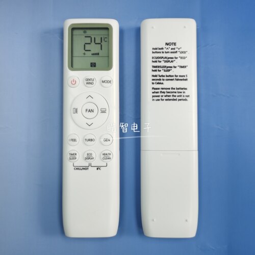 英文版 适用于TCL空调遥控器 002383  冷暖型TAC12C/18C/24C S09F
