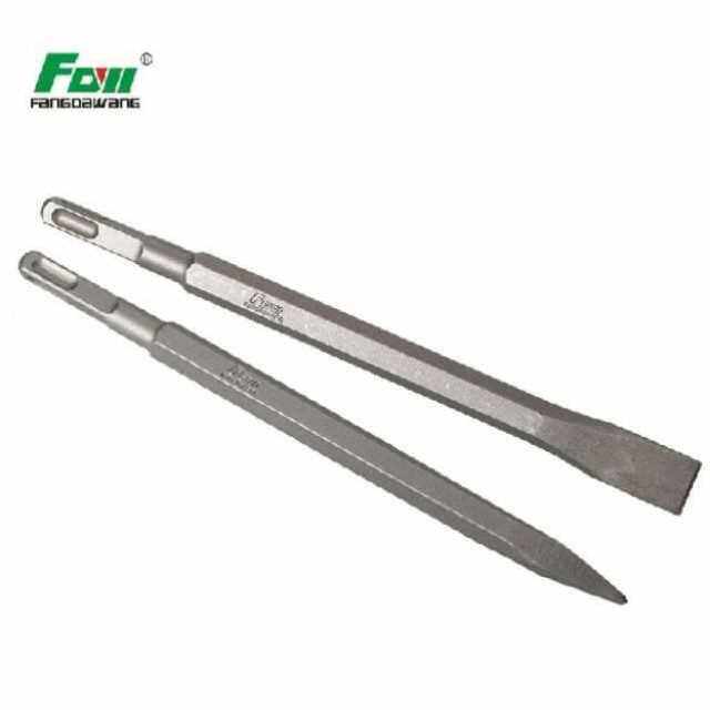 电锤铲子扁铲电镐凿子方头四坑圆柄冲击钻钻头开墙凿六角镐