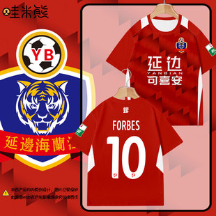 2025赛季延边龙鼎队服球员版足球衣服冰丝速干短袖T恤衫男女半袖