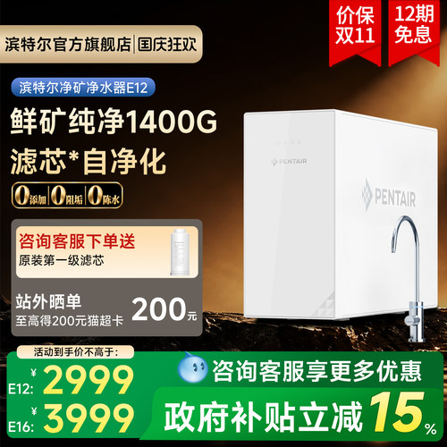 滨特尔家用反渗透直饮净水器前置