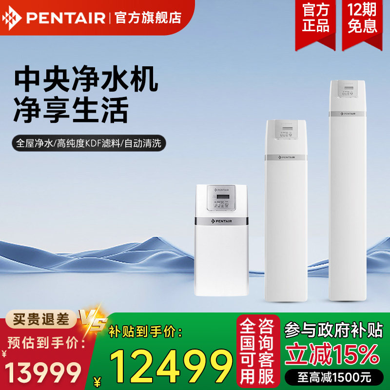 Pentair/滨特尔 全屋净水器家用高端设备大流量中央净水处理系统