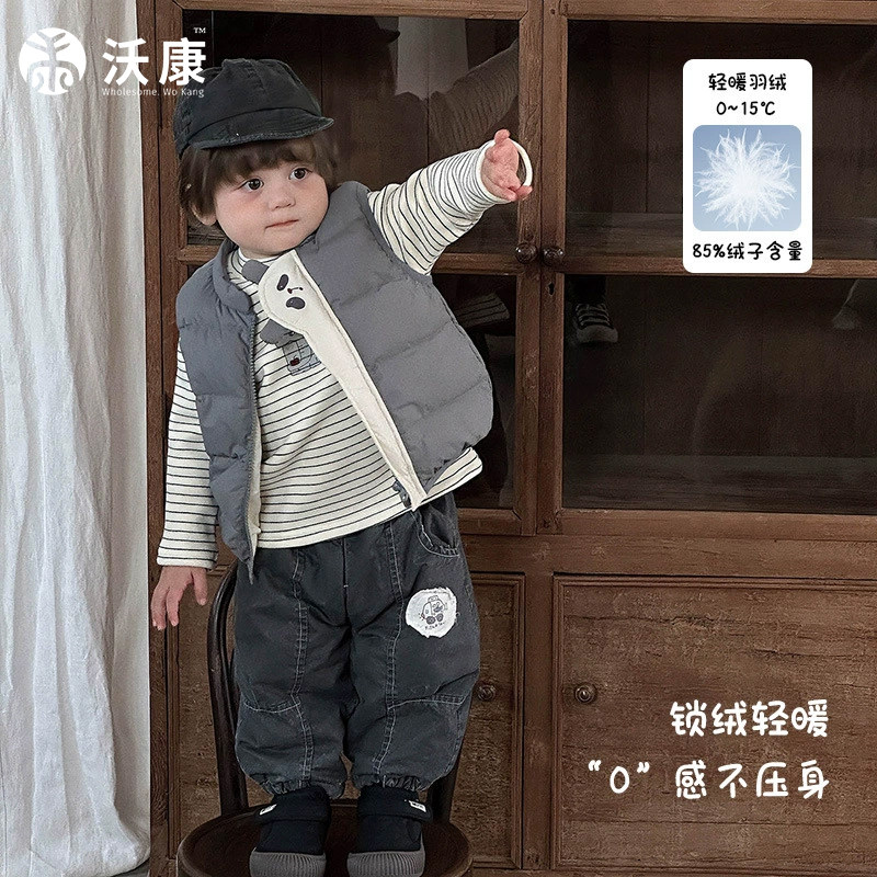男童马甲冬装羽绒服男宝宝卡通无袖外套婴儿加厚保暖背心坎肩 a类,童装/婴儿装/亲子装,羽绒马甲,淘宝优惠券,粉丝福利购,淘宝优惠卷