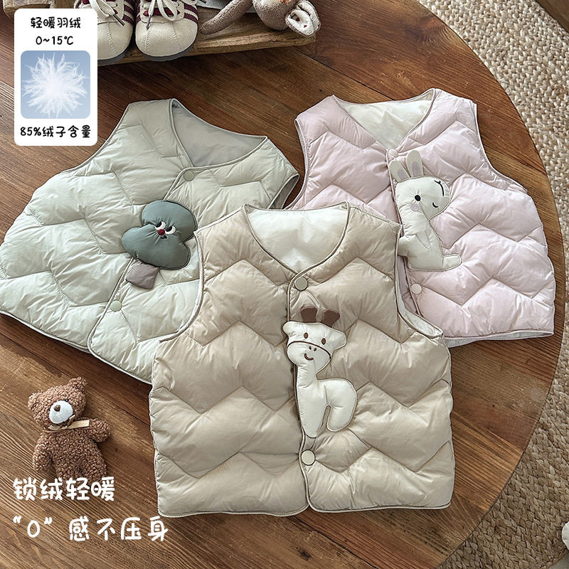 宝宝羽绒马甲新款婴童卡通羽绒马夹白鸭绒男女童背心加厚保暖 a类,童装/婴儿装/亲子装,羽绒马甲,淘宝优惠券,粉丝福利购,淘宝优惠卷