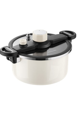 德世朗微压锅新款珐琅锅多功能搪瓷炖煮锅不粘压力锅燃DFS-T842A