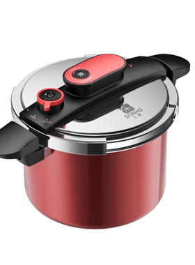 三禾压力锅火麒麟快捷安全节能304不锈钢高压锅6L YGB22F1