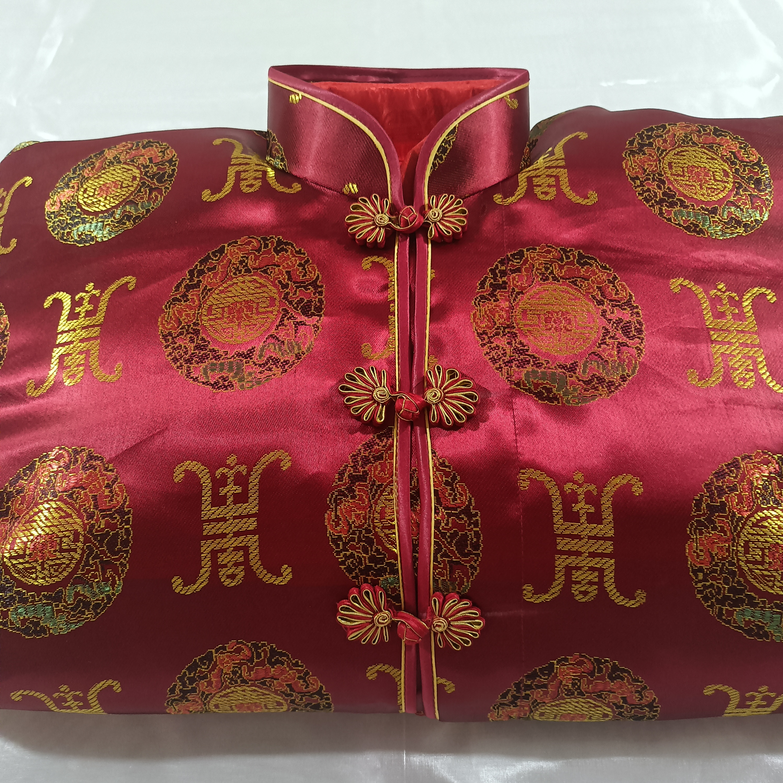 寿衣女款传统唐装七件套全套殡葬用品老人冲喜寿终送老衣可定制