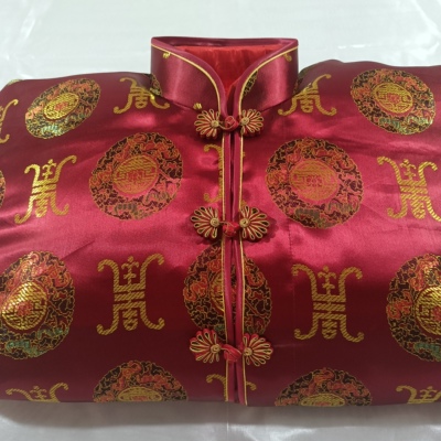 寿衣女款传统唐装七件套全套殡葬用品老人冲喜寿终送老衣现货可定